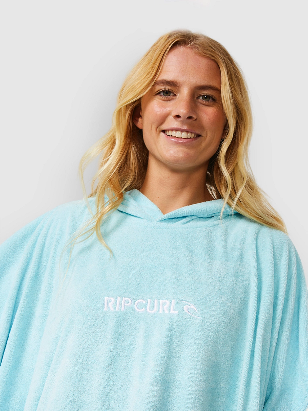 Rip Curl Classic Surf Hooded Surf Poncho sky blue
