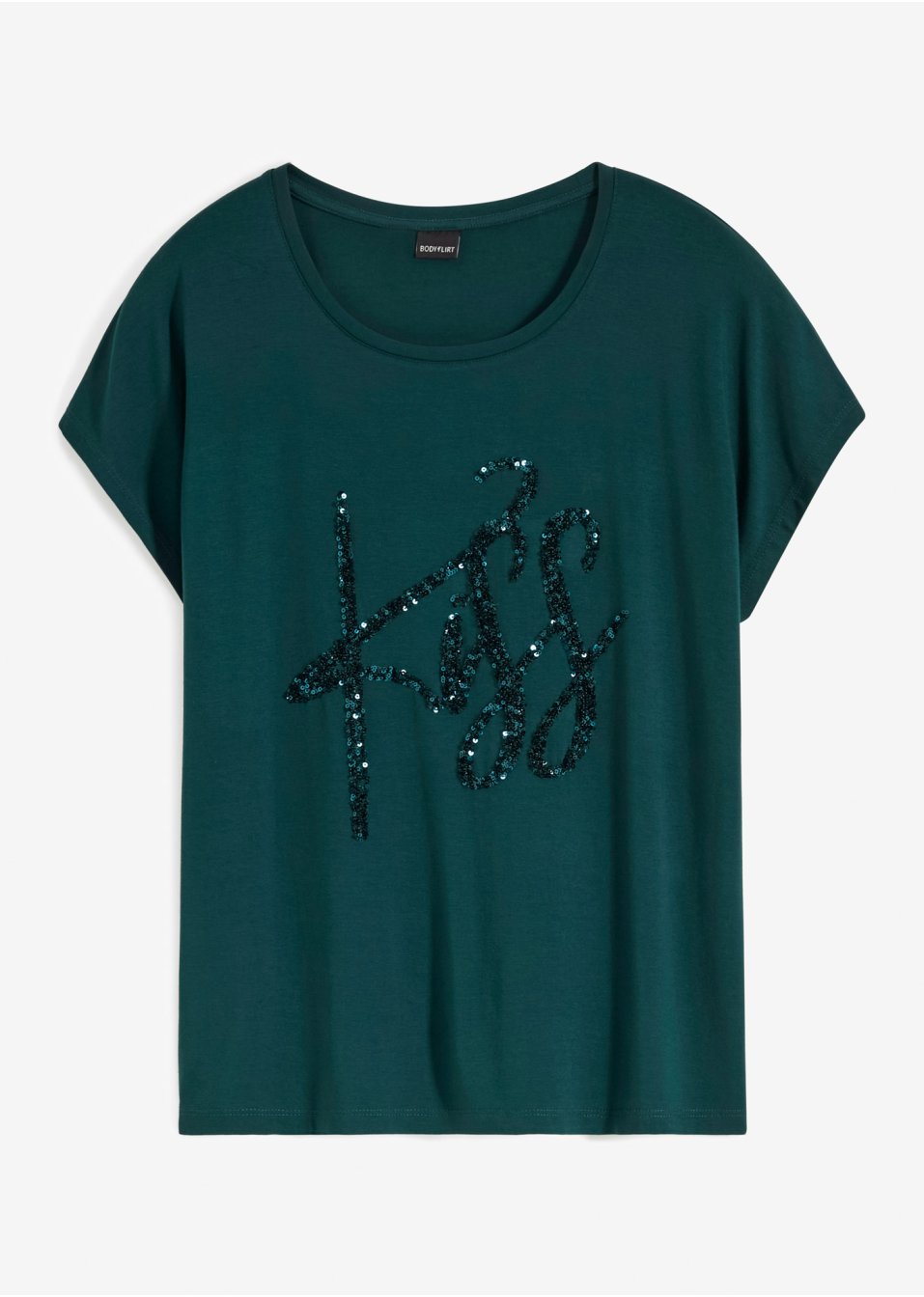 T-shirt avec application de sequins