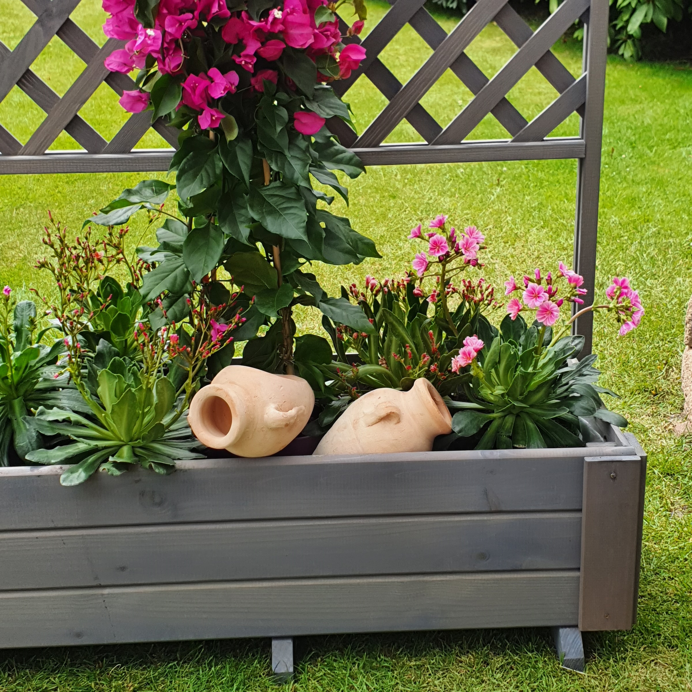 promadino Blumenkasten »Flora« BxTxH: 91x41x130 cm