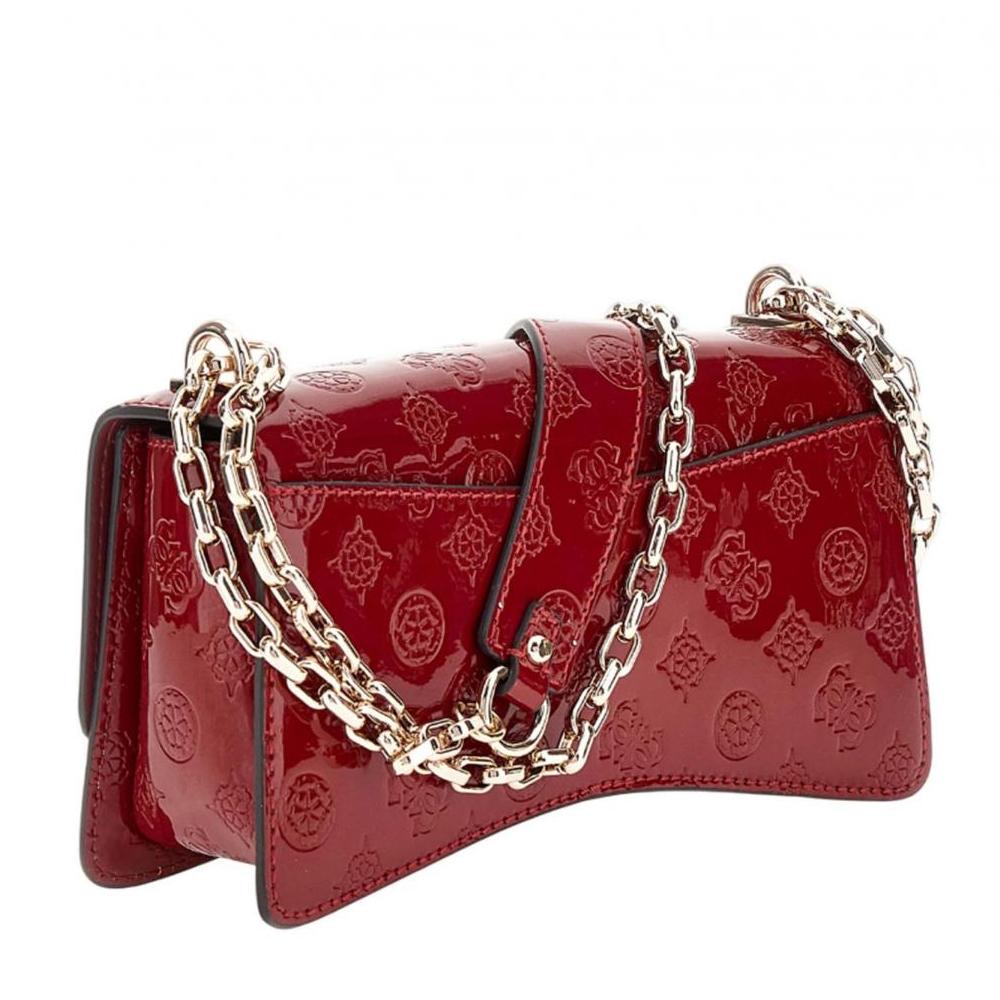 Guess Sac à Bandoulière Rouge Femme Guess Gerty