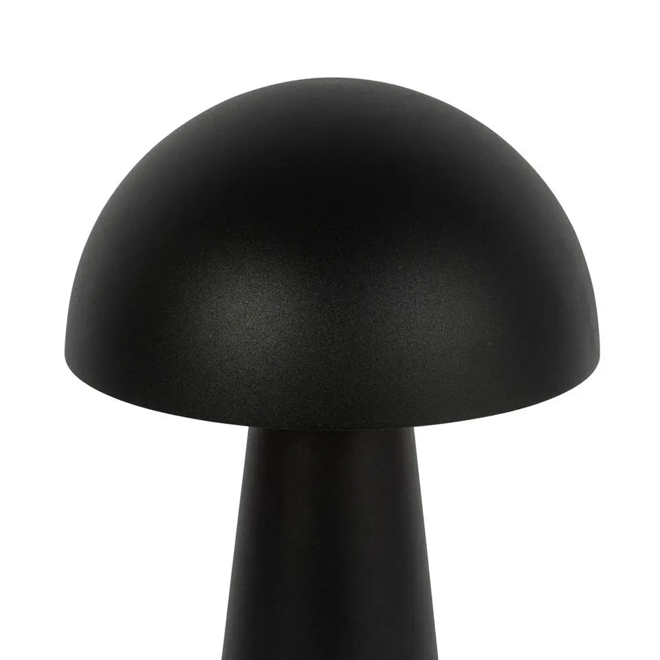 Qazqa staande buitenlampen mushroom zwart e27