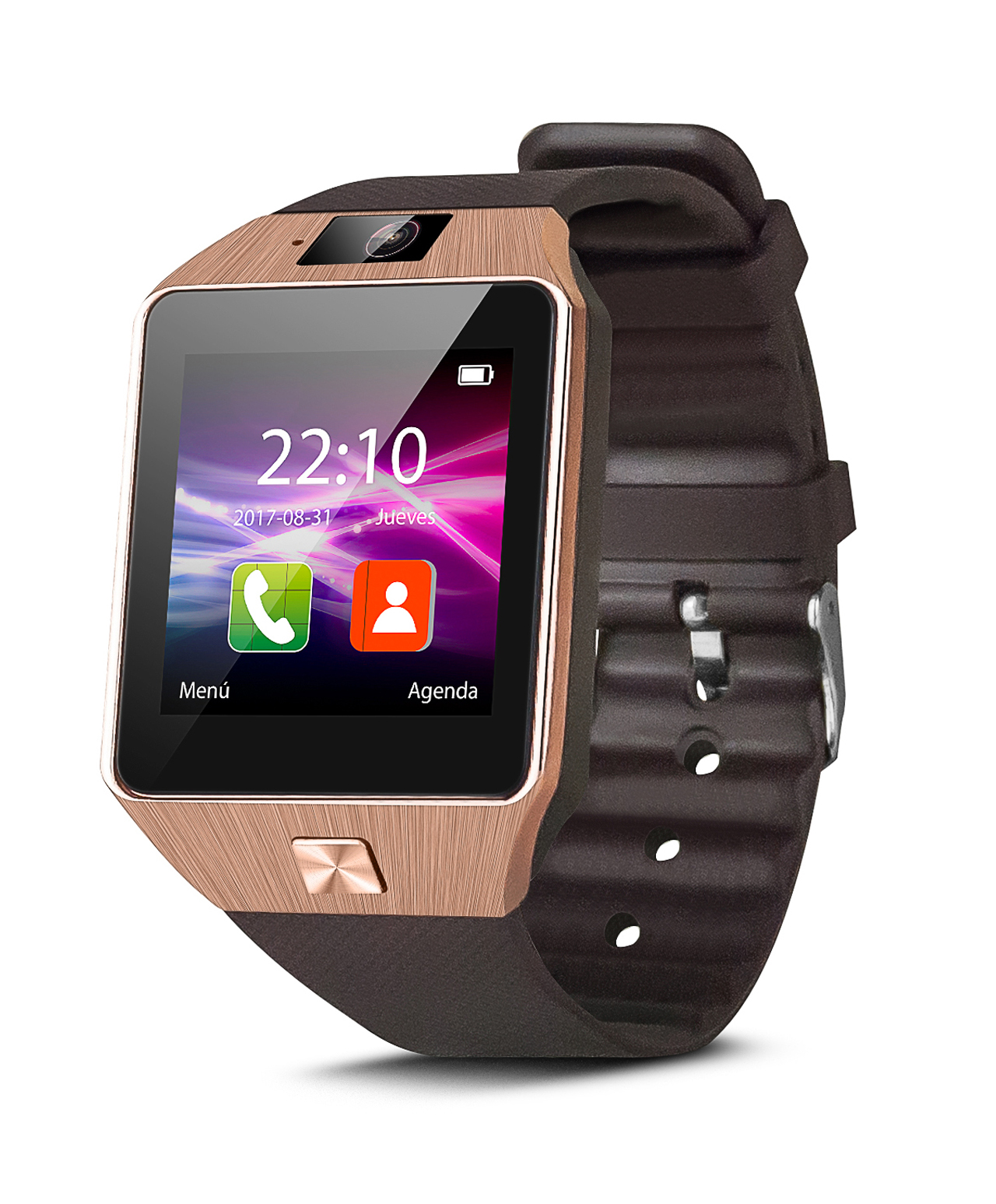 Smartwatch Smartek SW-842 Dourado + Cartão SD de 16 GB