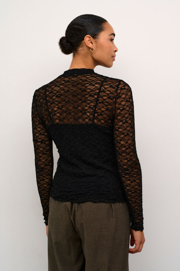 Kaffe KAjolia LS Blouse Black deep