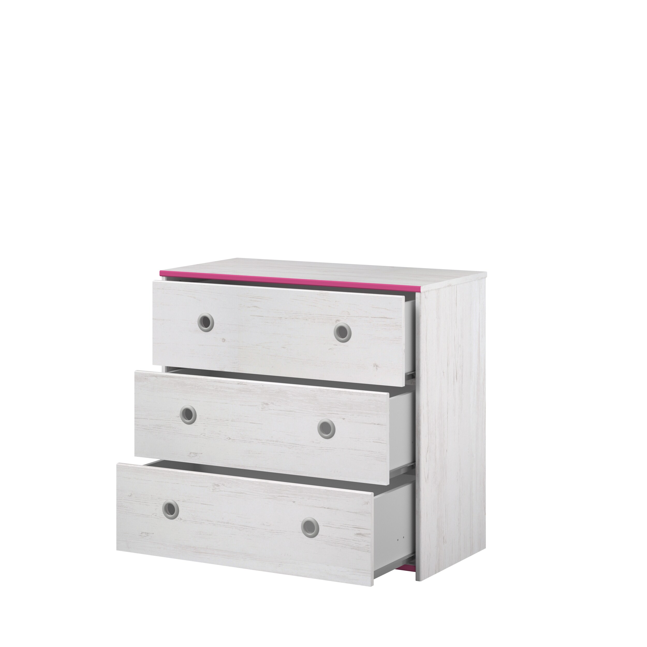 Parisot Hochbett extra hoch, mit Kommode, 
