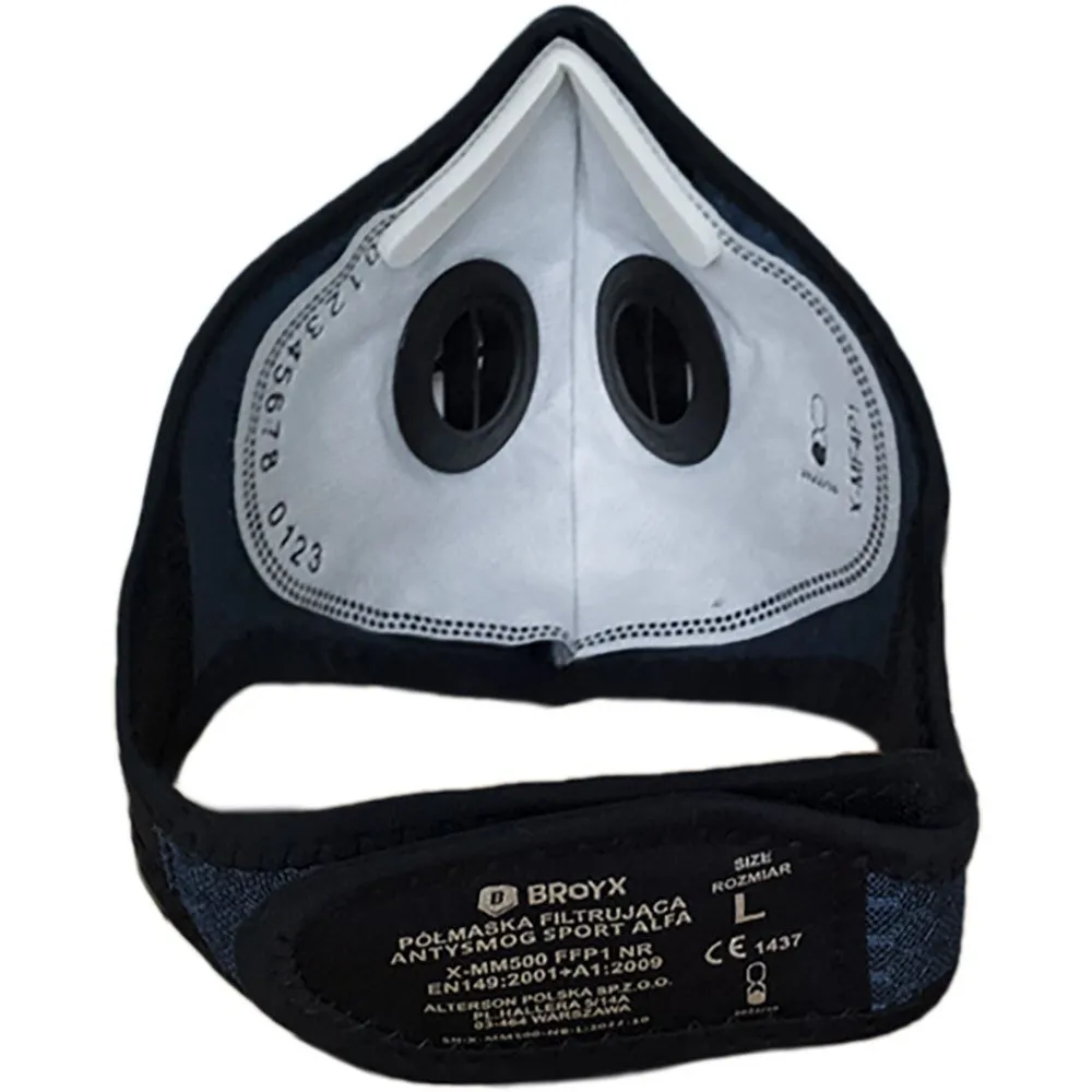 Máscara de proteção Broyx Sport Alfa com filtro