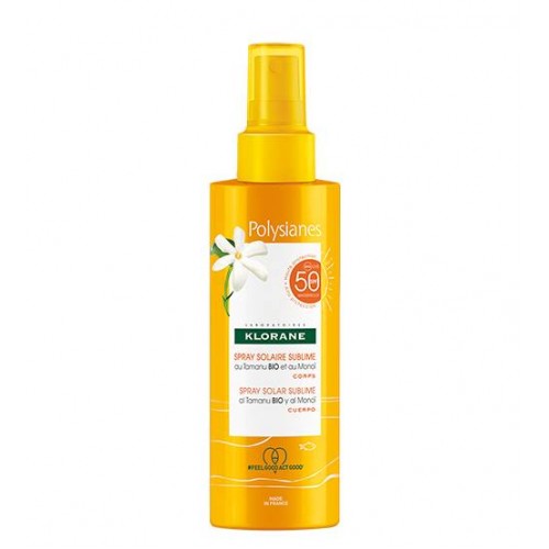 Klorane Tamanu BIO e Monoï Spray Solar SPF50  corpo 200ml