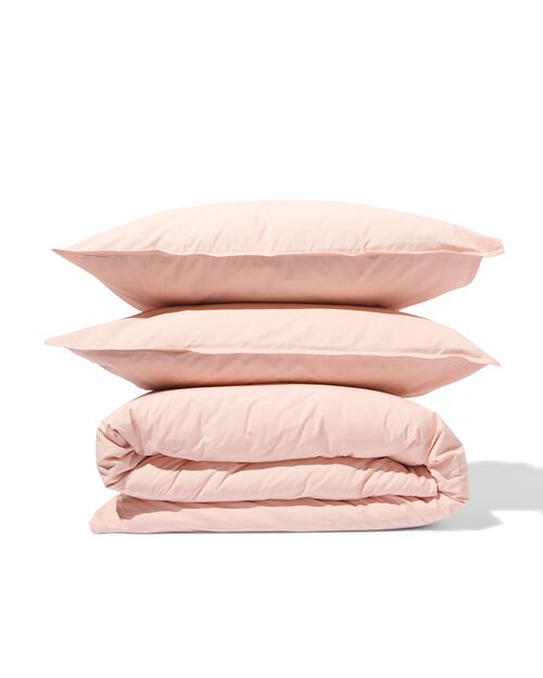 housse de couette hôtel percale rose 240x200/220