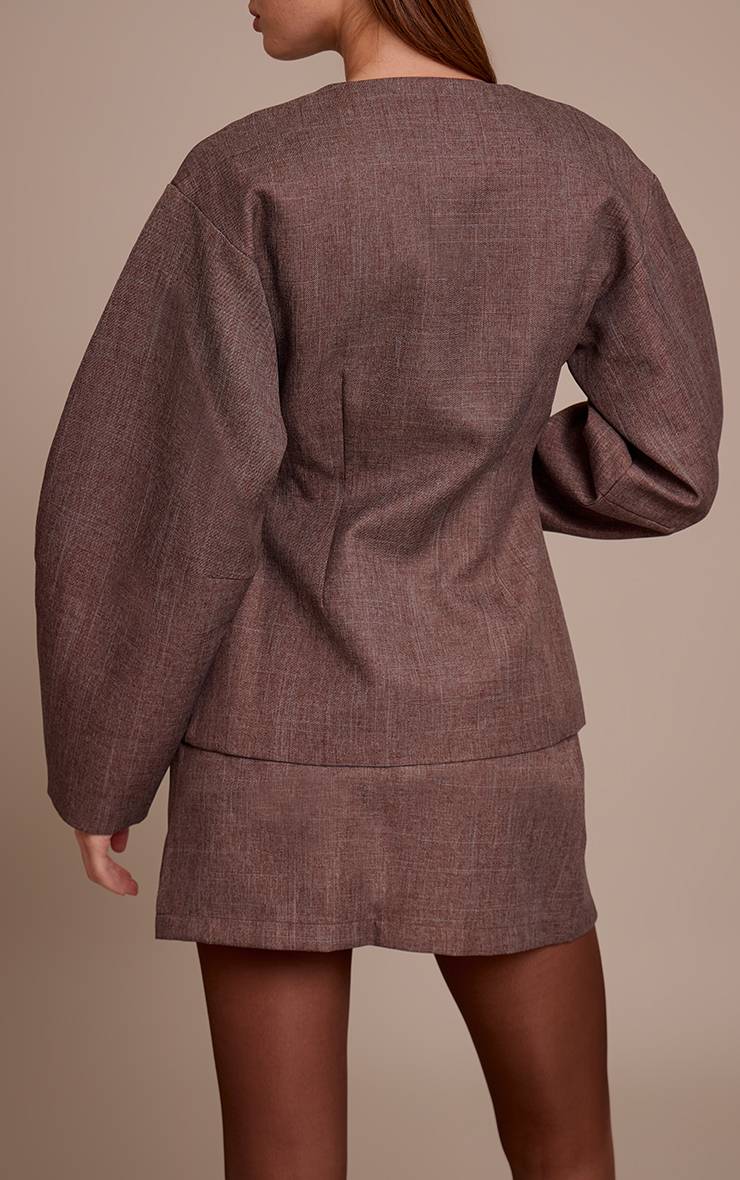 Light Brown Mini-jupe Ajustée