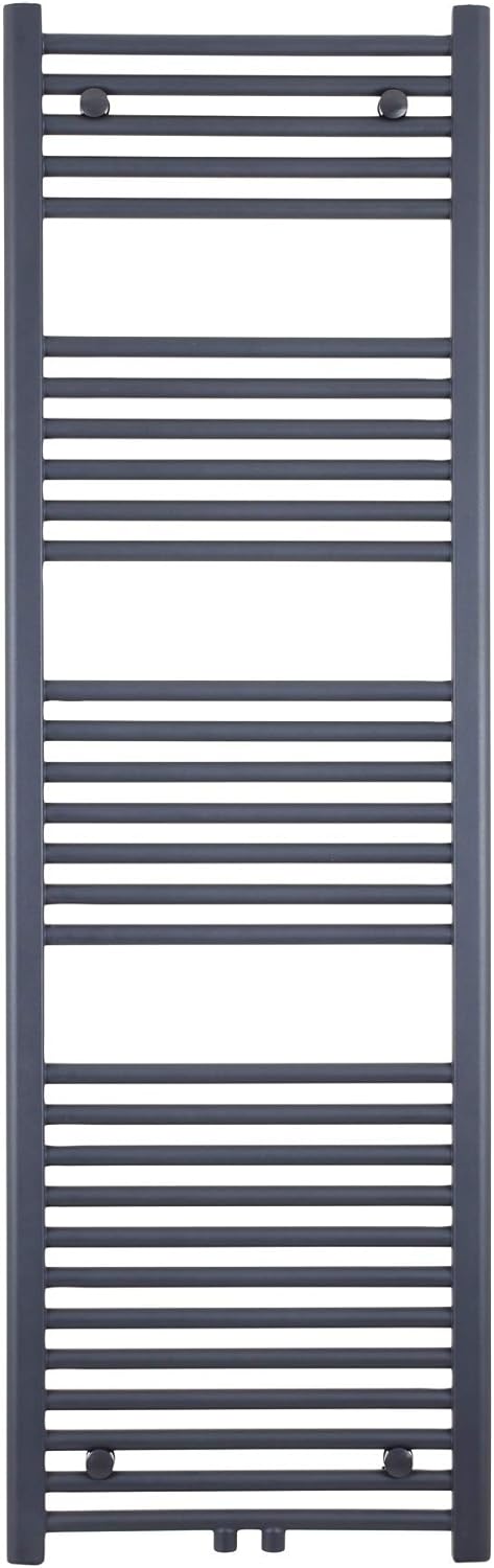 MC Heat Premium Badheizkörper (700x1800 mm Weiß) - Handtuchheizkörper - Handtuchwärmer mit Mittelanschluss