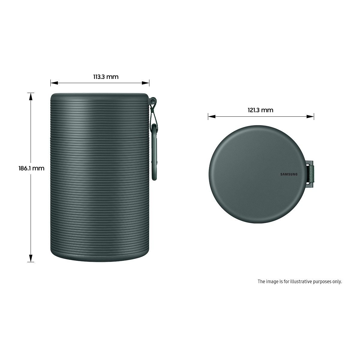 Samsung The Freestyle deksel til projektor (mørkegrønn)