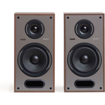 Enceinte connectée Hifi Elipson Horus 6B BT Noyer vendues par paire