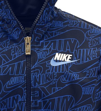 Nike Trainingsanzug - Cardigan/Hosen - Read - Midnight Navy