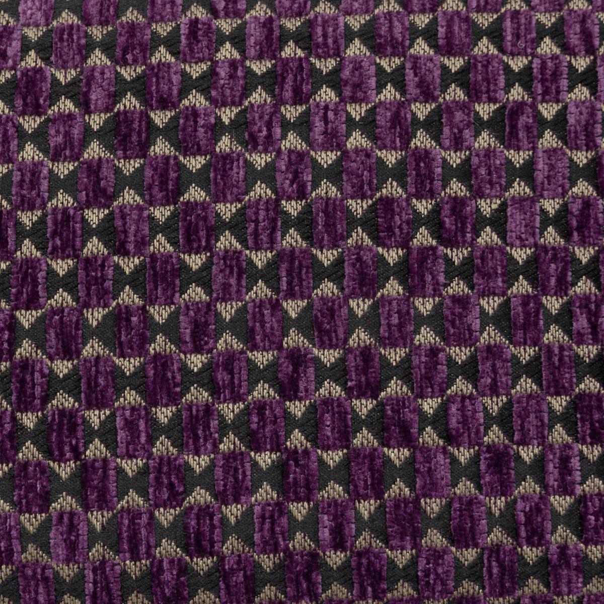 COUSSIN JACQUARD CHENILLE ZAIKA VIOLET 30X50CM