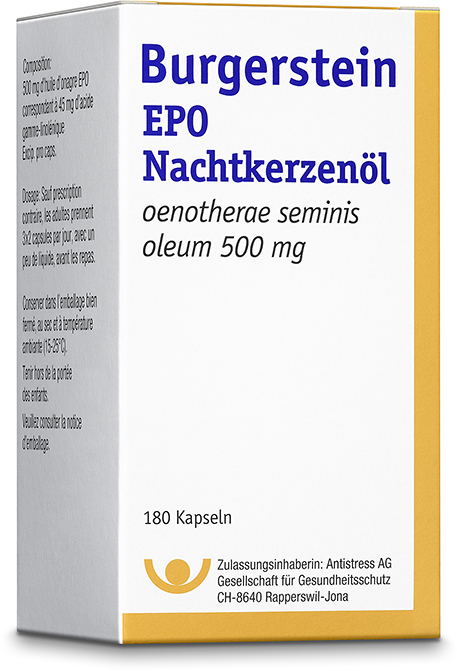 BURGERSTEIN EPO Weichkaps 500 mg 180 Stk
