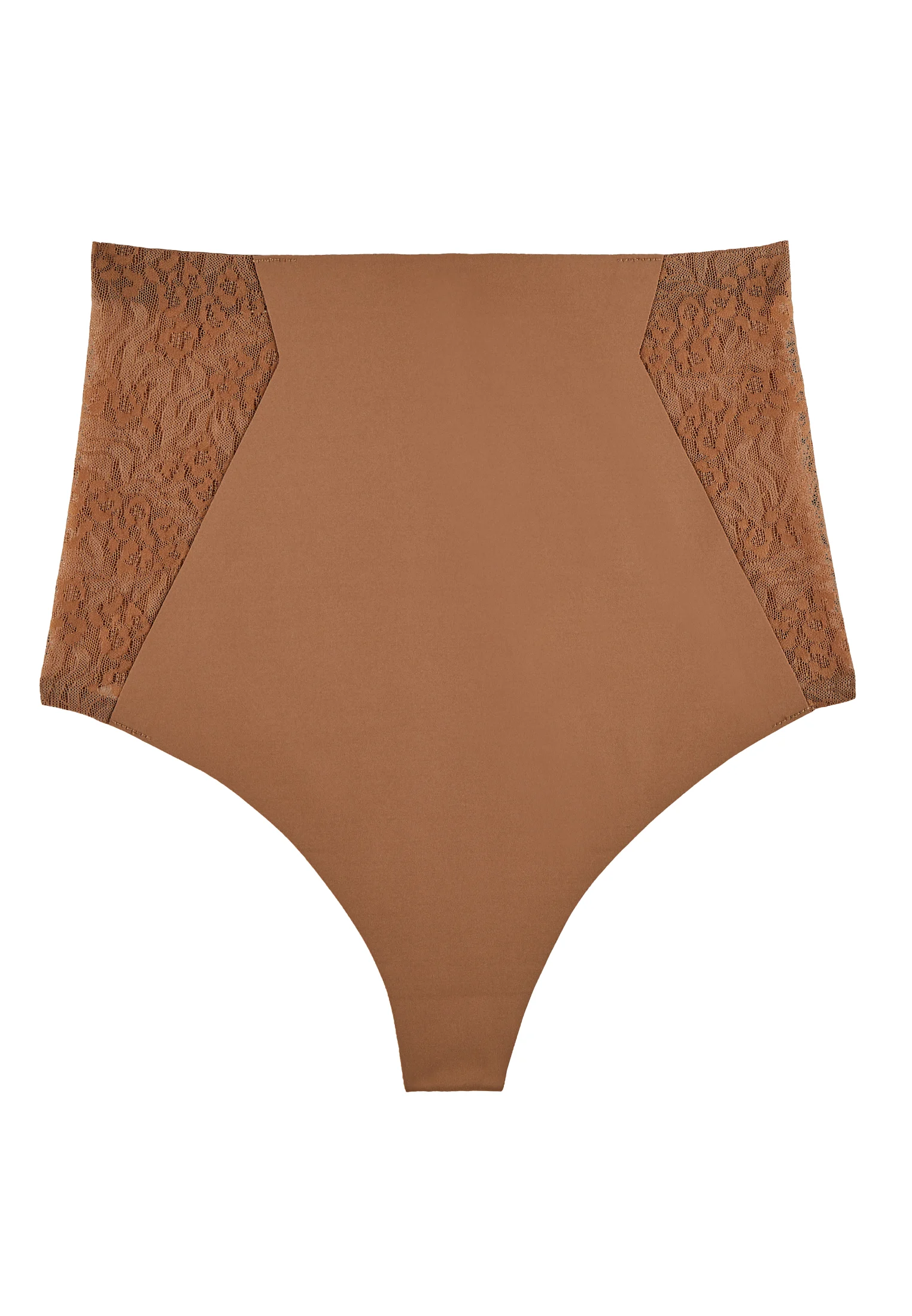SCULPT BY AUBADE - Culotte très haute | Marron