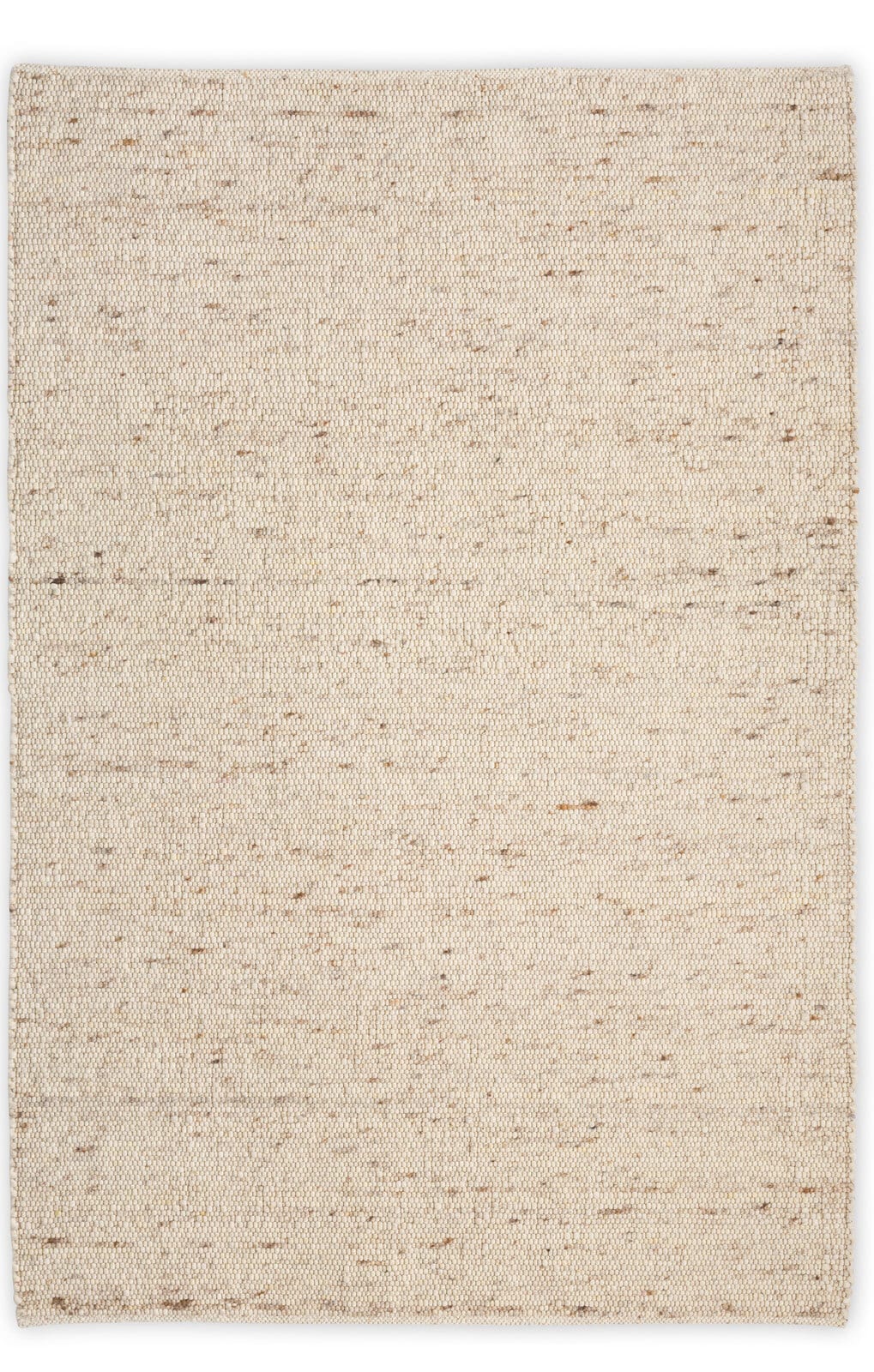 Wollteppich WOLFEGG Bubbles 70 x 130 cm beige