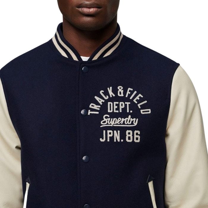 Superdry Varsity Chain Stitch Bomberjack Heren