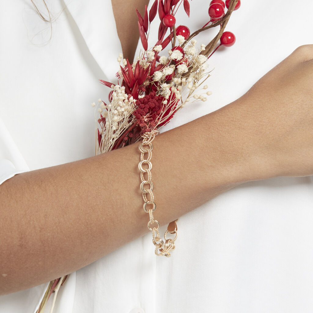 Bracelet Plaqué Or Lezou