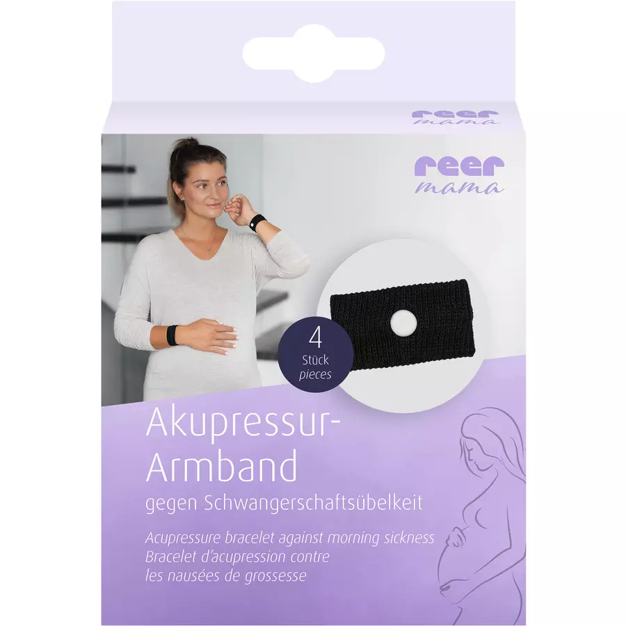 reer mama Akupressur-Armband, 4 Stück