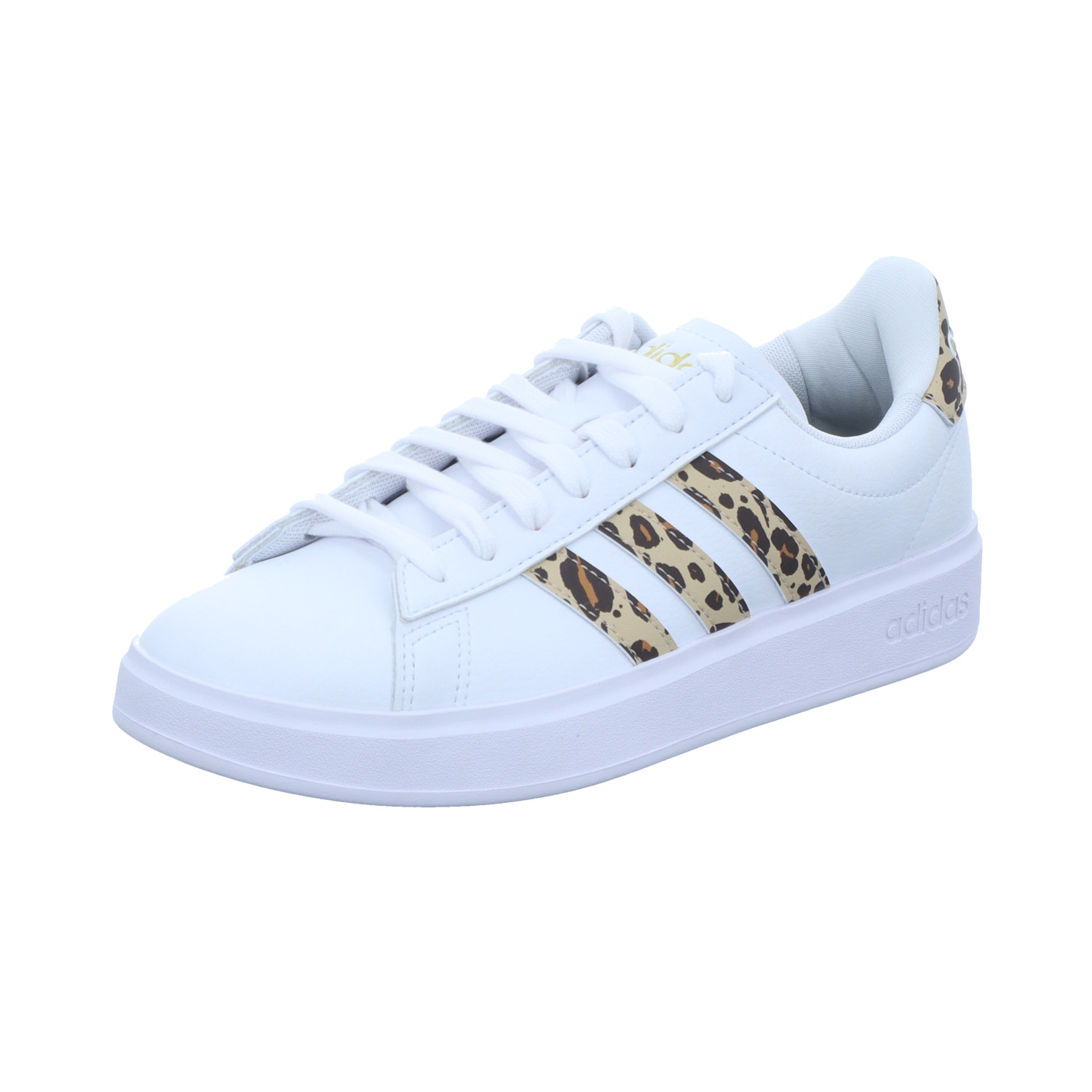 adidas Damen-Sneaker GRAND COURT 2.0 Leopard-Weiß