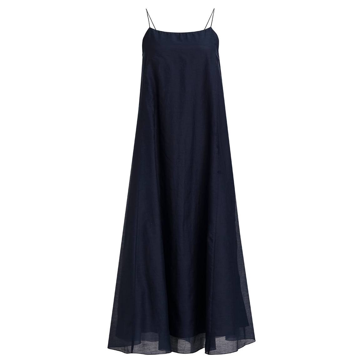 Damen Kleid mit Nacken-Schnürung dunkelblau