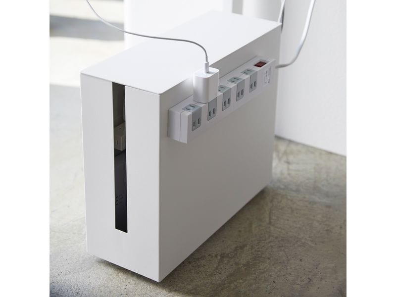 Yamazaki Kabelbox Tower Weiss Kabelabdeckung
