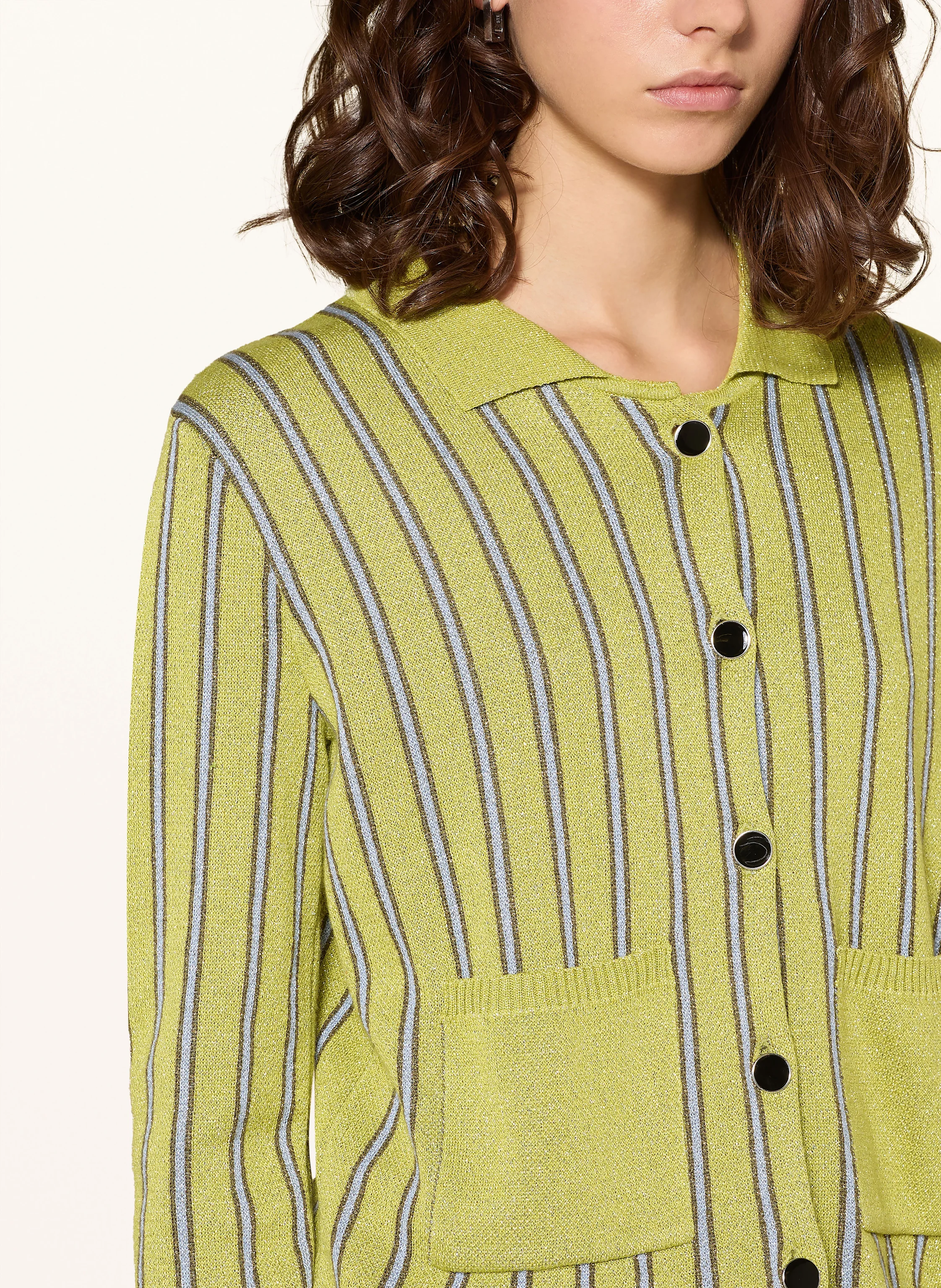 BAUM UND PFERDGARTEN Strickjacke CAPERA mit Glitzergarn