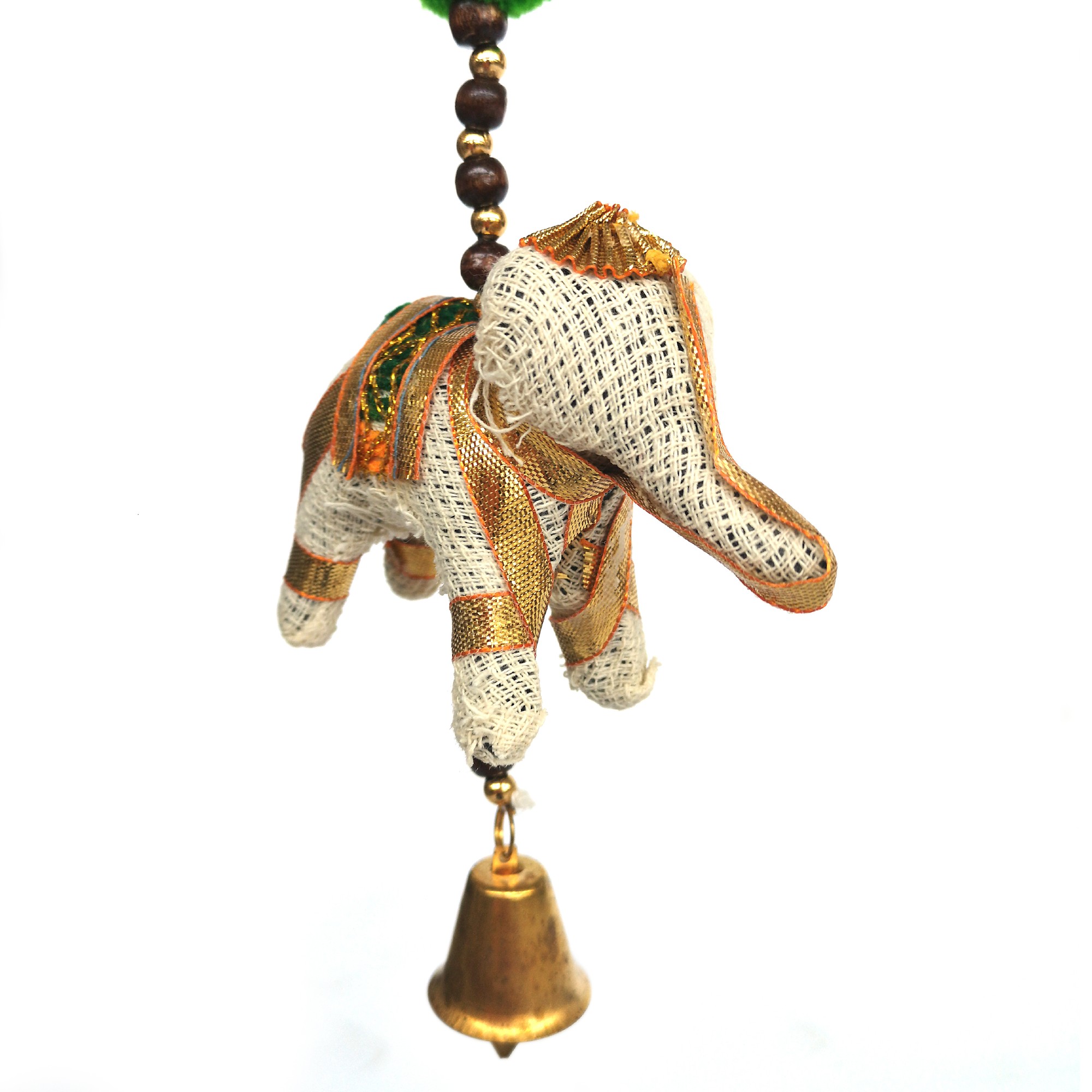 5er Girlande 'Elefant' hängend, weiß, gold, T 10 cm, B 6 cm, H 85 cm günstig bestellen