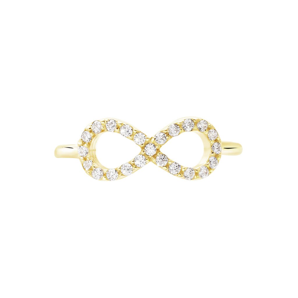 Bague Klothilda Or Jaune Oxyde De Zirconium