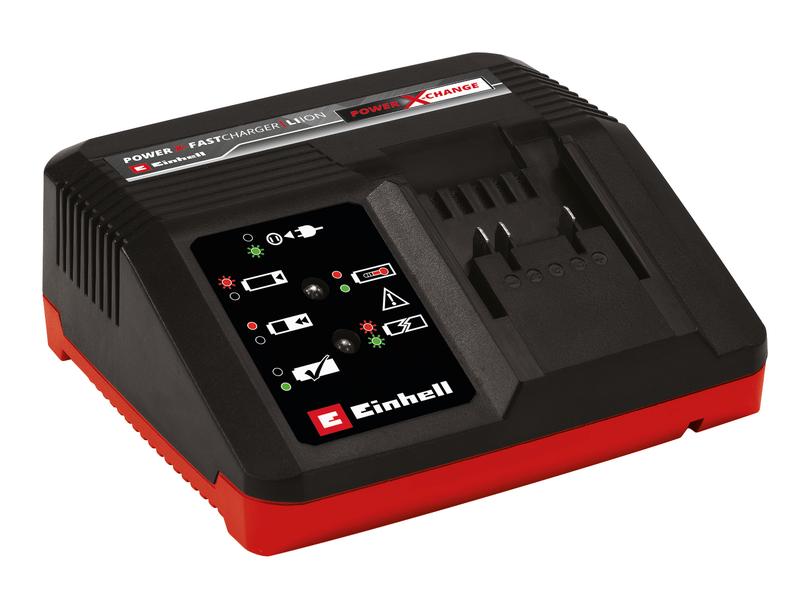 Einhell Ladegerät Power X-Fastcharger 4 A, 18 V Universell verwendbares Schnellladegerät