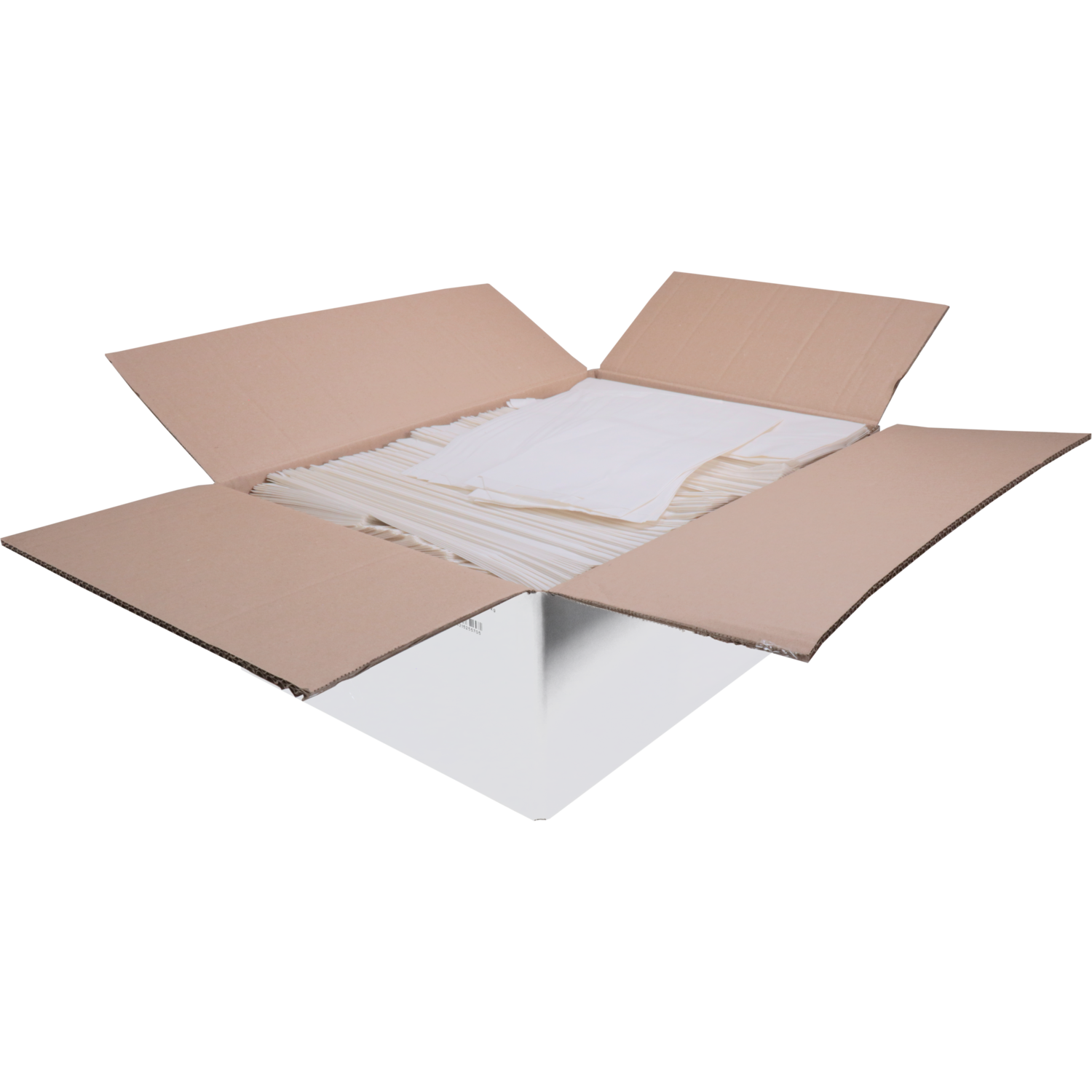 Zak, Snackzak, Ersatzpapier, Nr. 27, 1 pond, 14/ 4x33cm, wit