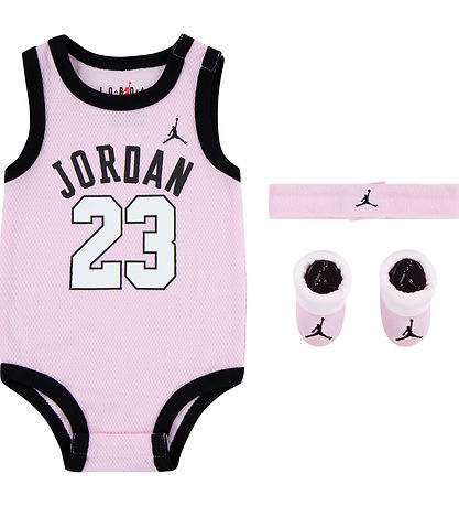 Jordan Gave?ske - Futter/H?rb?nd/Body u/æ - Pink Foam/Hvid