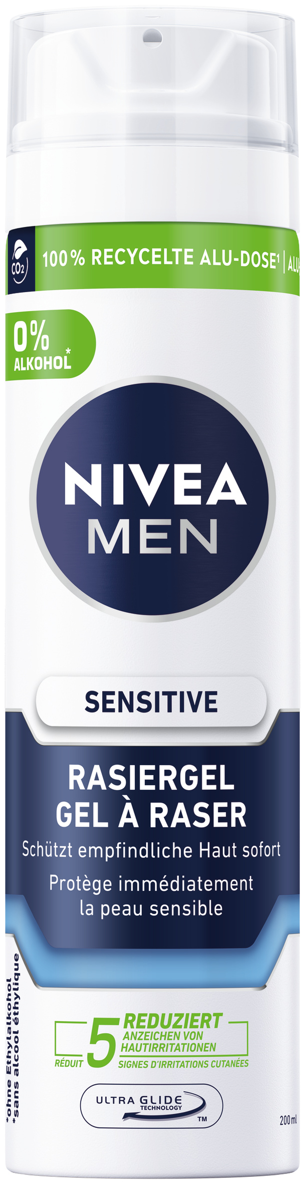 Nivea MEN Rasiergel Gel Sensitive Aeros 200 ml