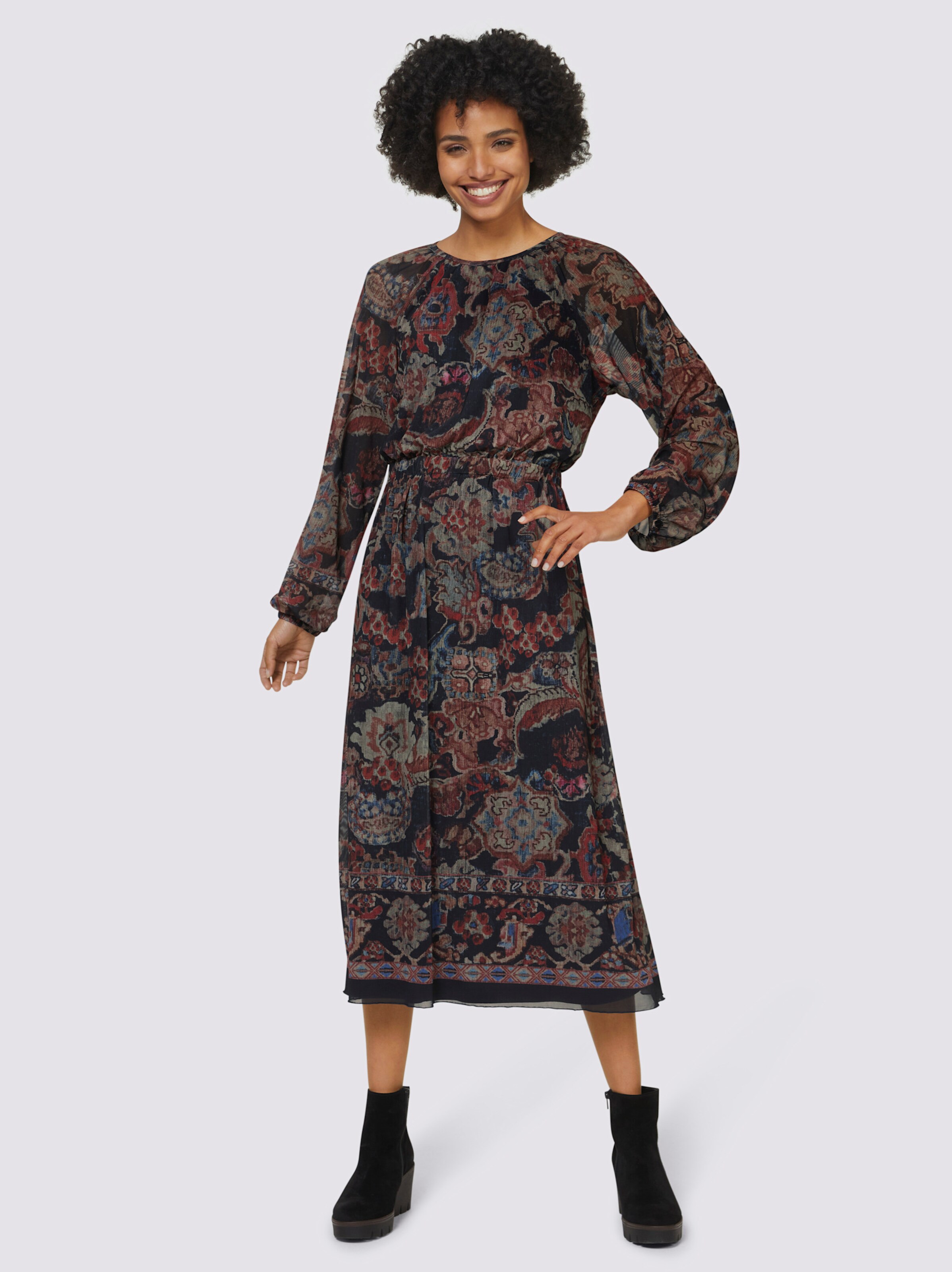 Druck-Kleid