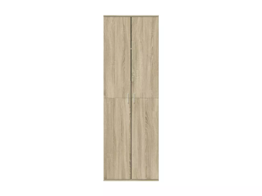 Buffet haut chêne sonoma 60x35x180 cm bois d'ingénierie
