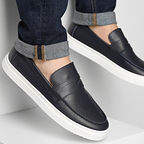 Mocassins Bleu Marine