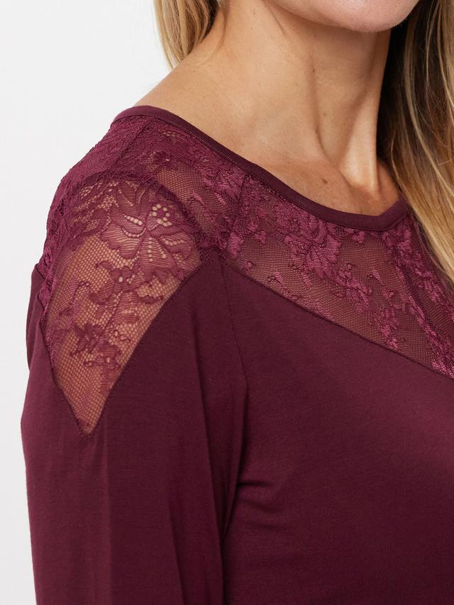 Doppelpack Shirt mit Spitze