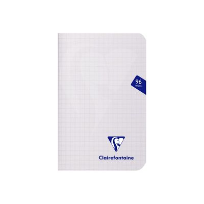 Clairefontaine Mimesys - Carnet polypro 9 x 14 cm - 96 pages - petits carreaux (5x5 mm) - disponible dans différentes couleurs