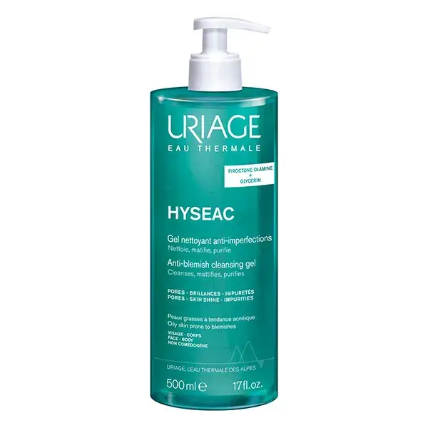 Uriage Hyséac Gel de Limpeza Anti-Imperfeições 500ml