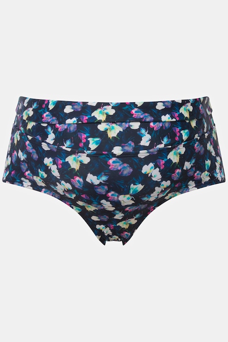 Bellieva-Tankini, Zweiteiler, Blumenmuster, Raffung, verstellbare Träger