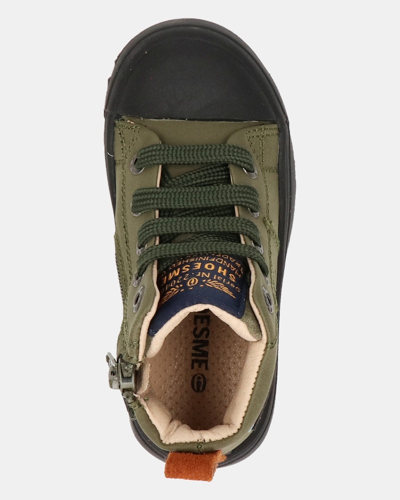 Shoesme Veterboots  - groen