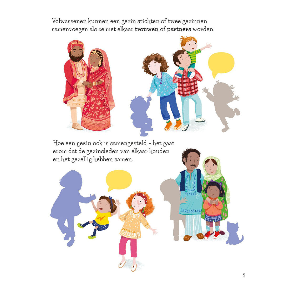 Usborne eerste stickerboek gezinnen