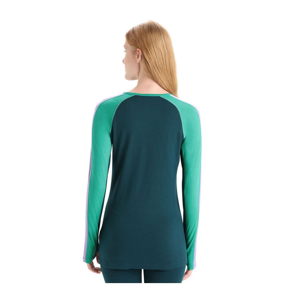 Icebreaker ZONEKNIT 200 - Sous-couche Femme frsh/grnglry/cb