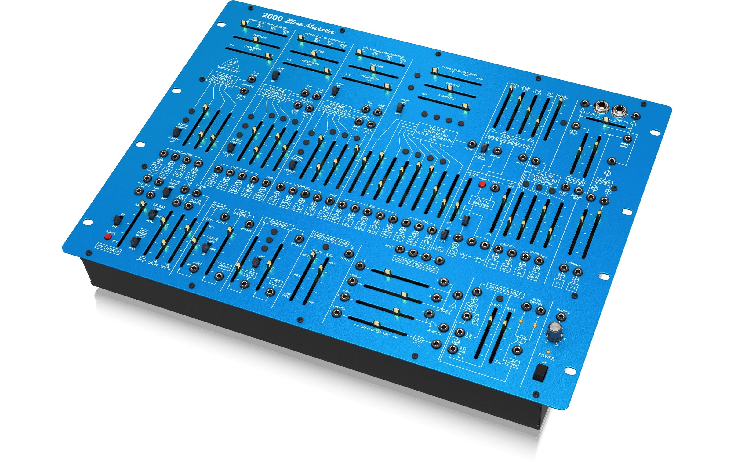 Synthesizer 2600 Blue Marvin<br>Semimodularer Analogsynthesizer mit 3 VCOs