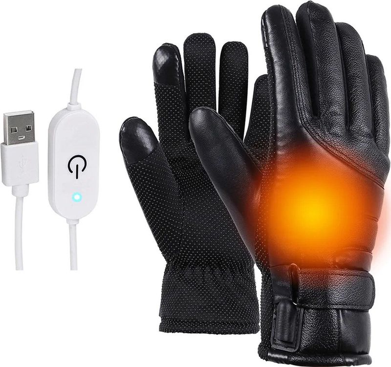 Verwarmde Handschoenen - Waterdicht - Oplaadbaar - Zwart - Elektrisch