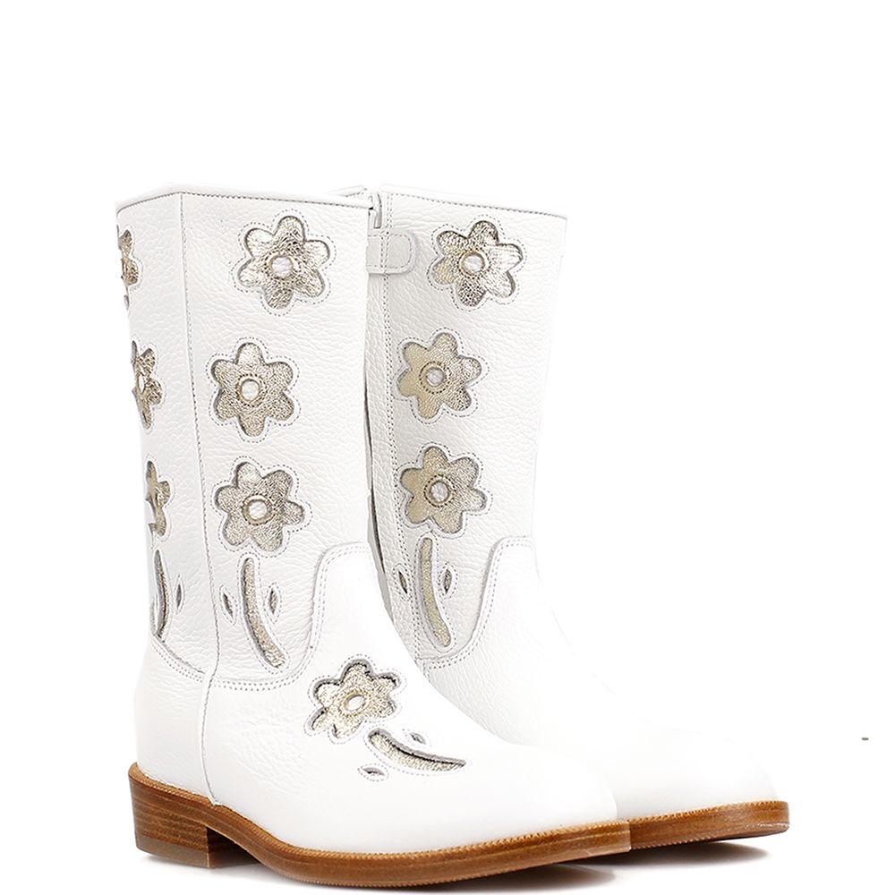 Zecchino d'Oro 5016 wit met bloemen