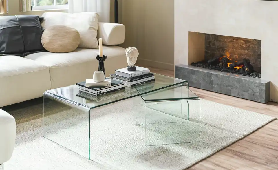 Couchtisch Estremoz 108 cm transparent