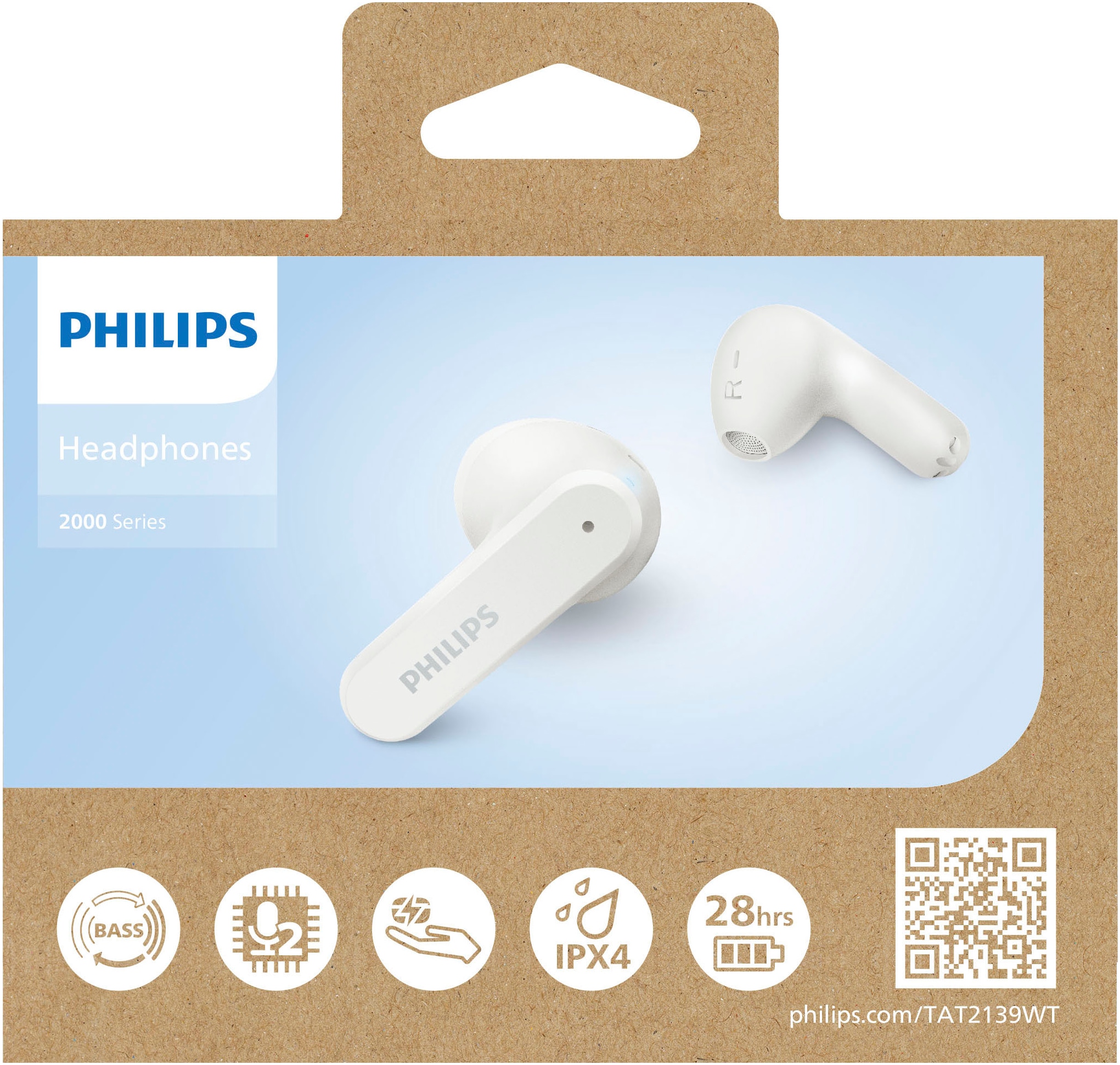 Philips In-Ear-Kopfhörer »TAT 2139« Bluetooth True Wireless