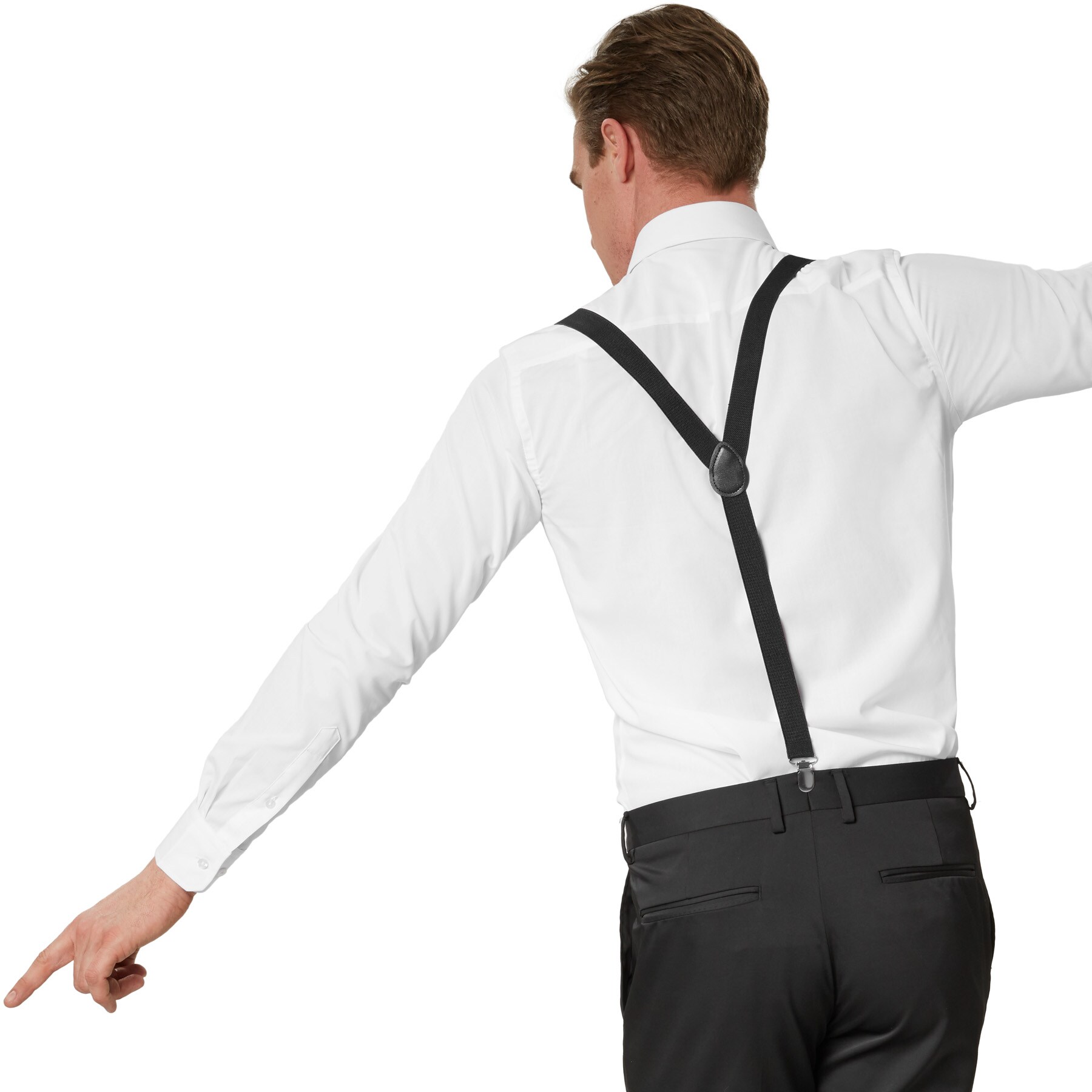 tectake® Einfarbiger Hosenträger