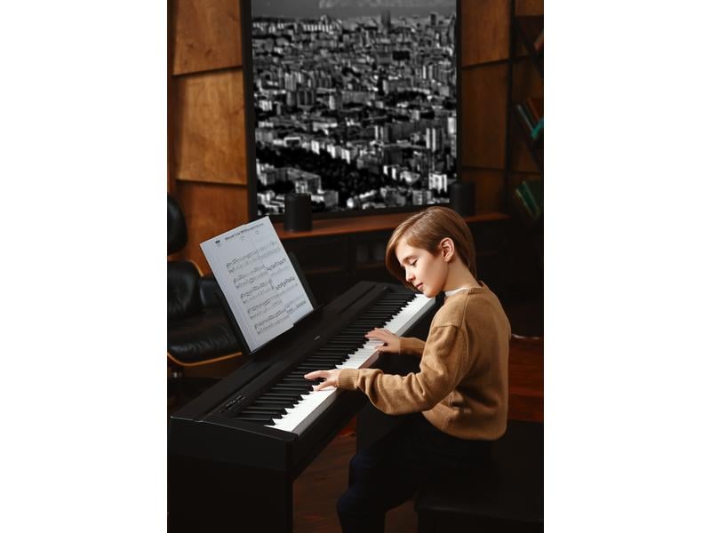 Yamaha E-Piano P-45B Schwarz Authentisches E-Piano mit natürlichem Spielgefühl